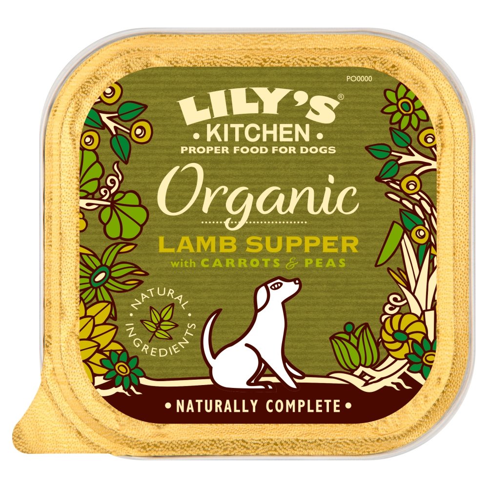 Lilys Kitchen Dog Tray Organic Lamb Supper 11x150g