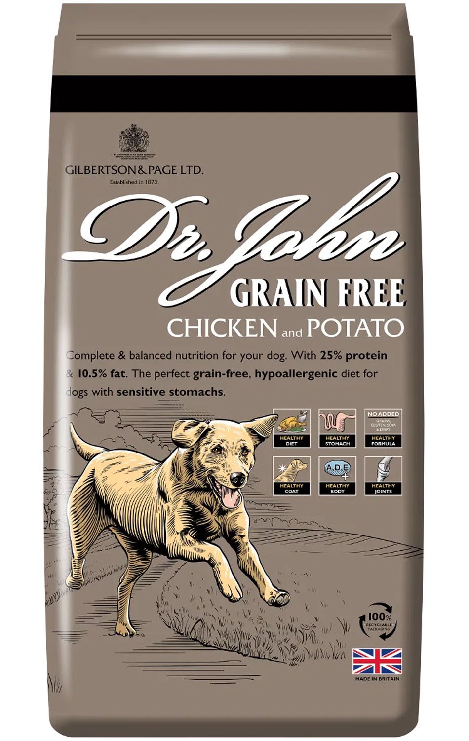 Dr John Grain Free Chicken & Potato 6x2kg