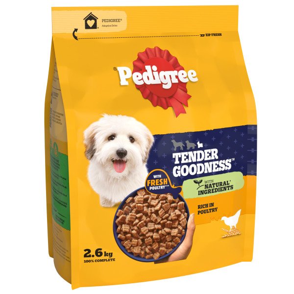 Pedigree Small Dog Dry Tender Goodness with Chicken CX72B 3x2.6kg