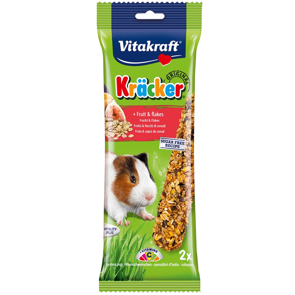 Vitakraft Guinea Pig Fruit-Flakes Cracker Sticks 1x5