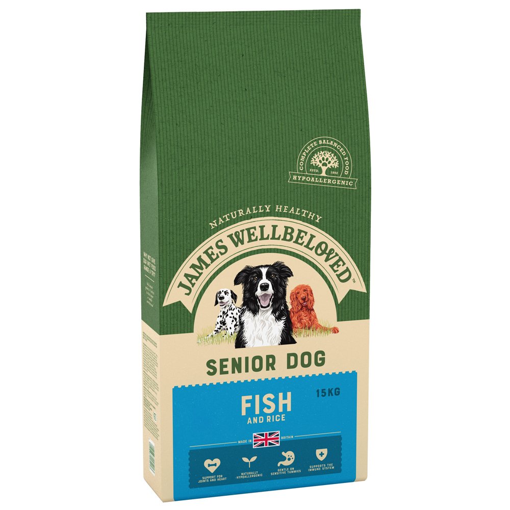 James Wellbeloved Dog Senior Fish & Rice 15kg