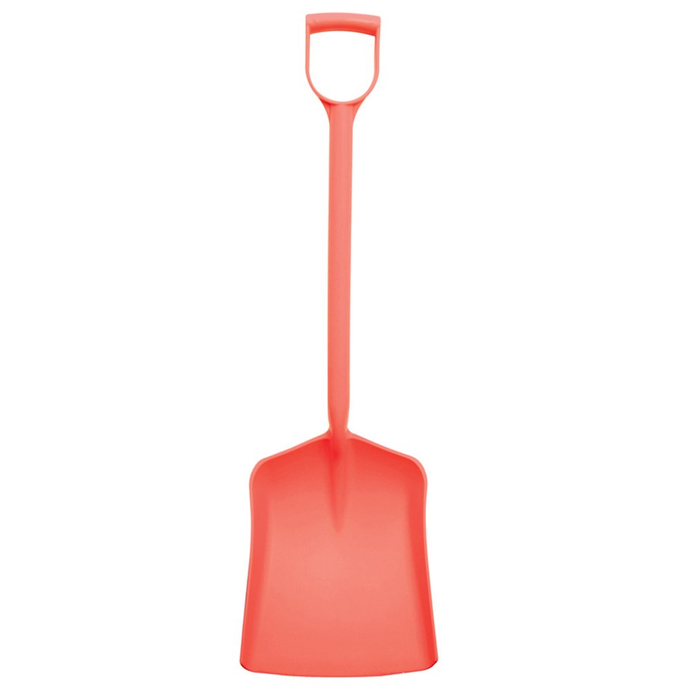 Perry One-Piece Moulded Polypropylene Shovel Red