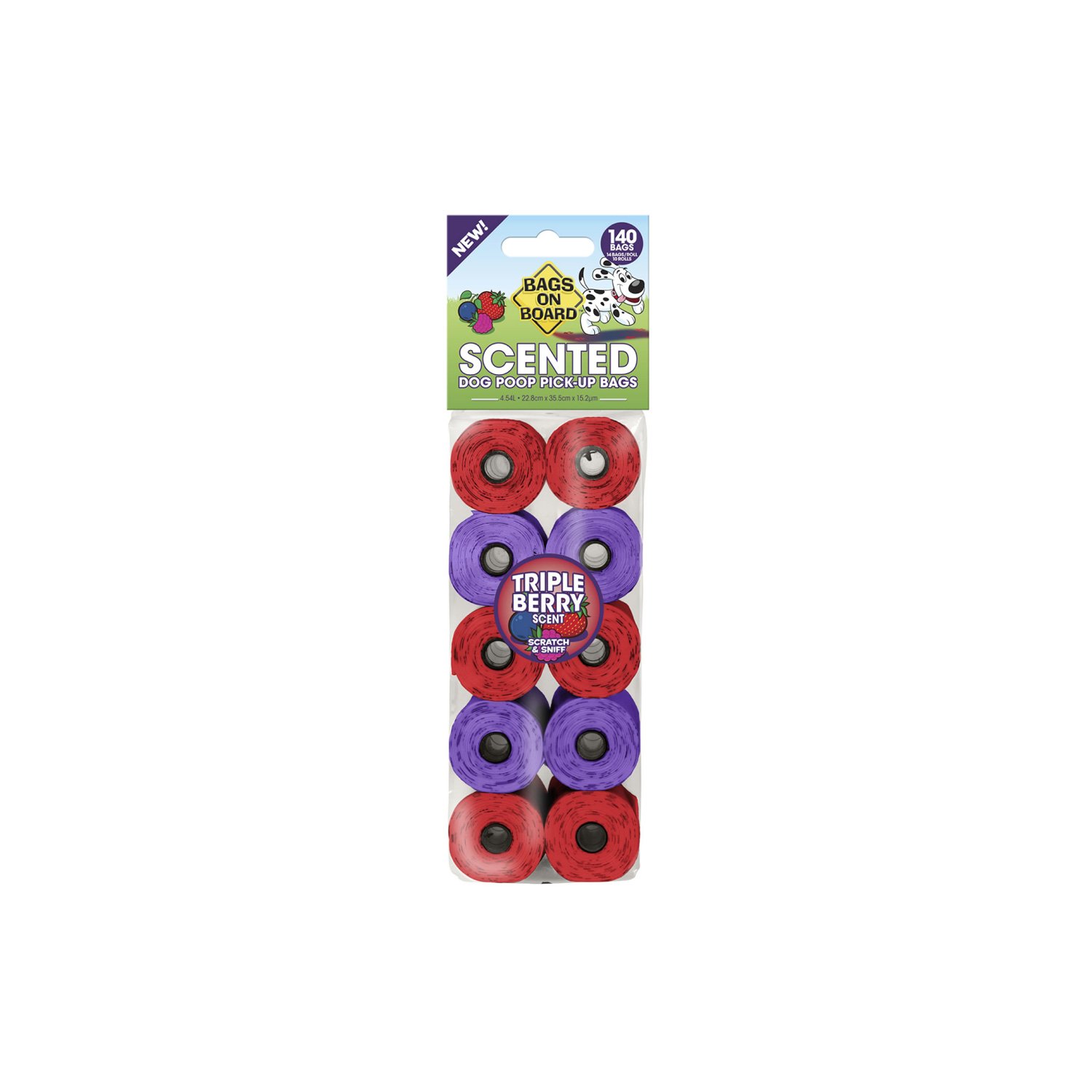 Bags On Board Triple Berry Scented Refill Bags 10x14 Bags
