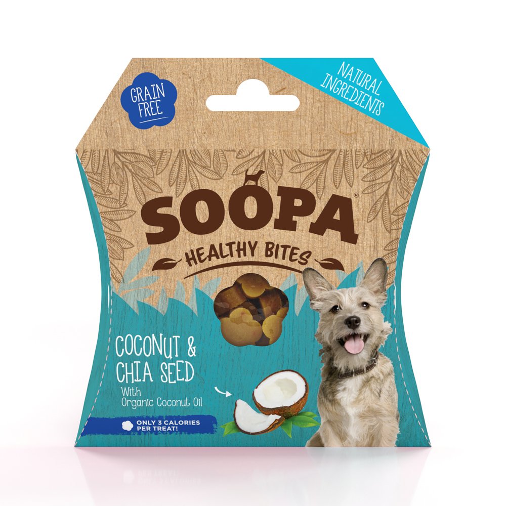 Soopa Coconut & Chia Seed Healthy Bites 10x50g