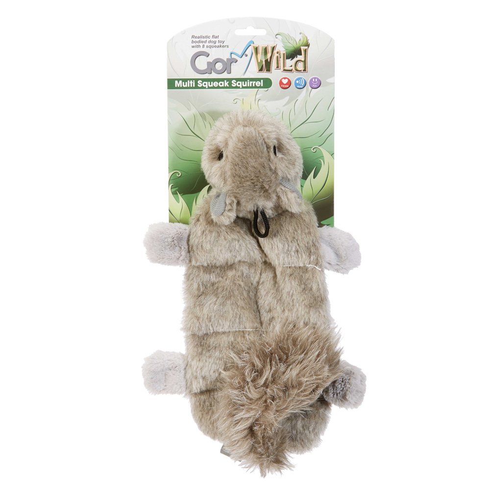 Gor Pets Gor Wild Multi Squeak Squirrel 30cm