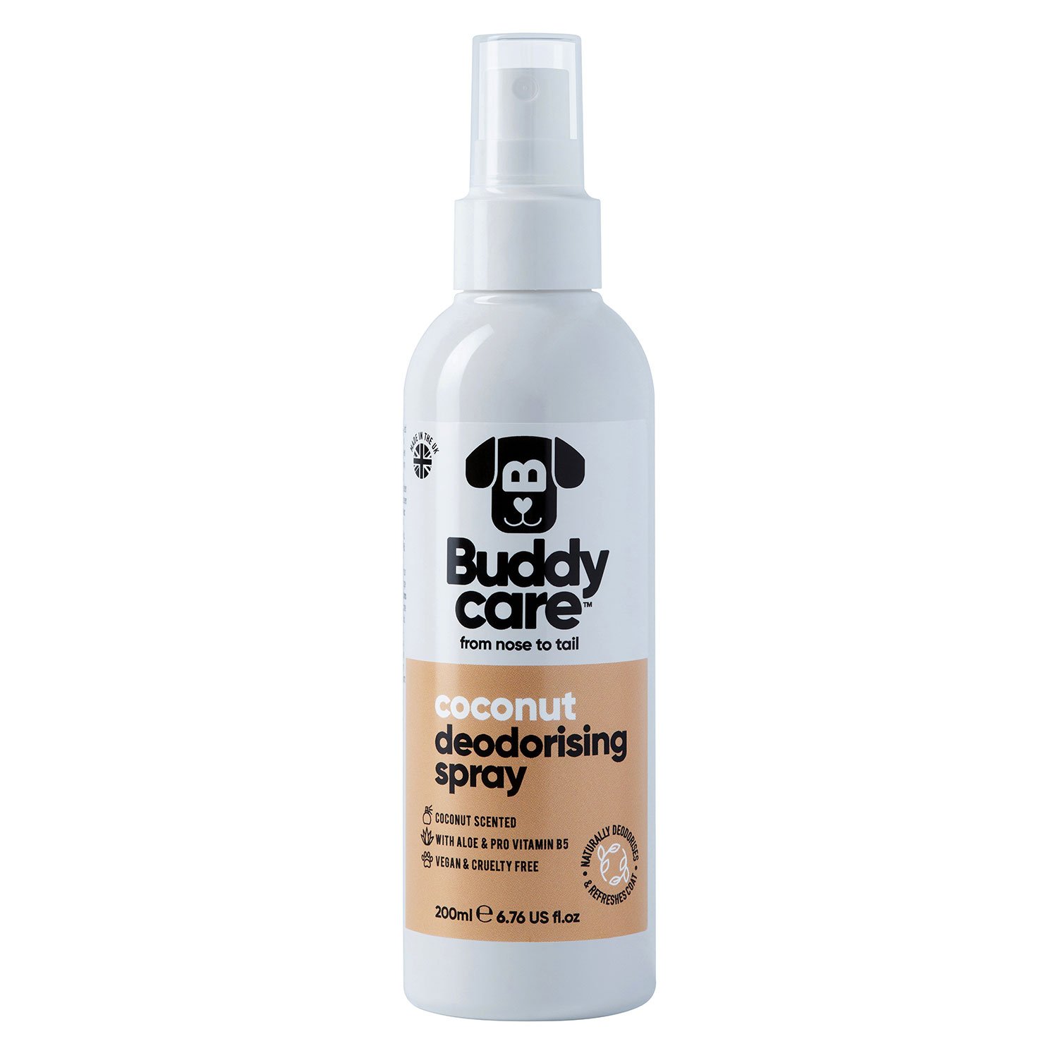 Buddycare Dog Deodorising Spray Coconut 200ml