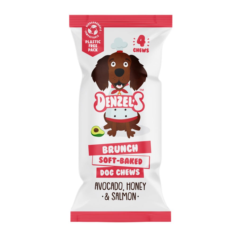 Denzels Brunch Dog Chews Avocado Honey & Salmon 10x75g
