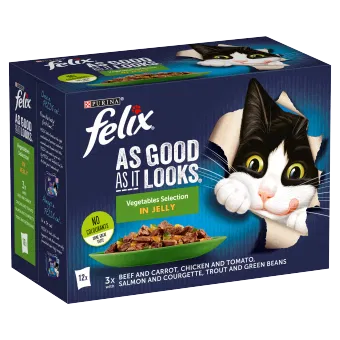 Felix Cat Pouch As Good As It Looks In Jelly Ocean Feast 4x12x85g