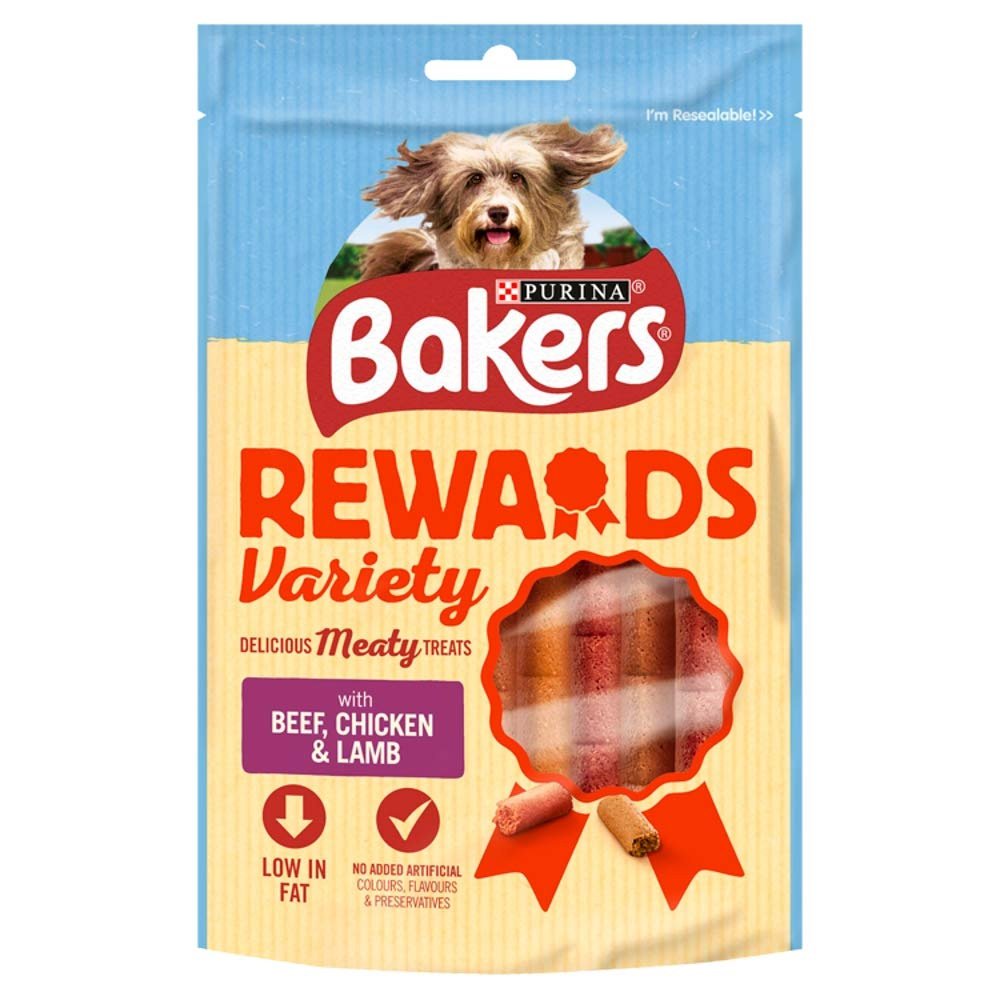 Bakers Dog Rewards Variety 12 Stick Treats 8x100g