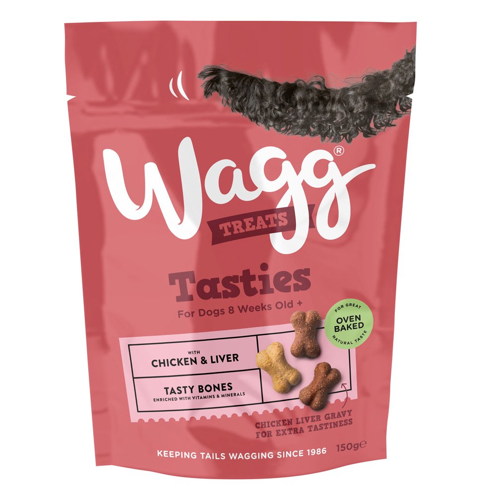 Wagg Tasty Bones Chicken & Liver 7x125g