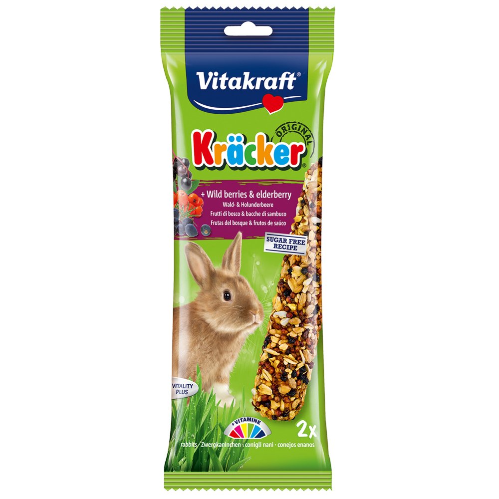Vitakraft Rabbit Wildberry & Elderberry Cracker Sticks 1x5