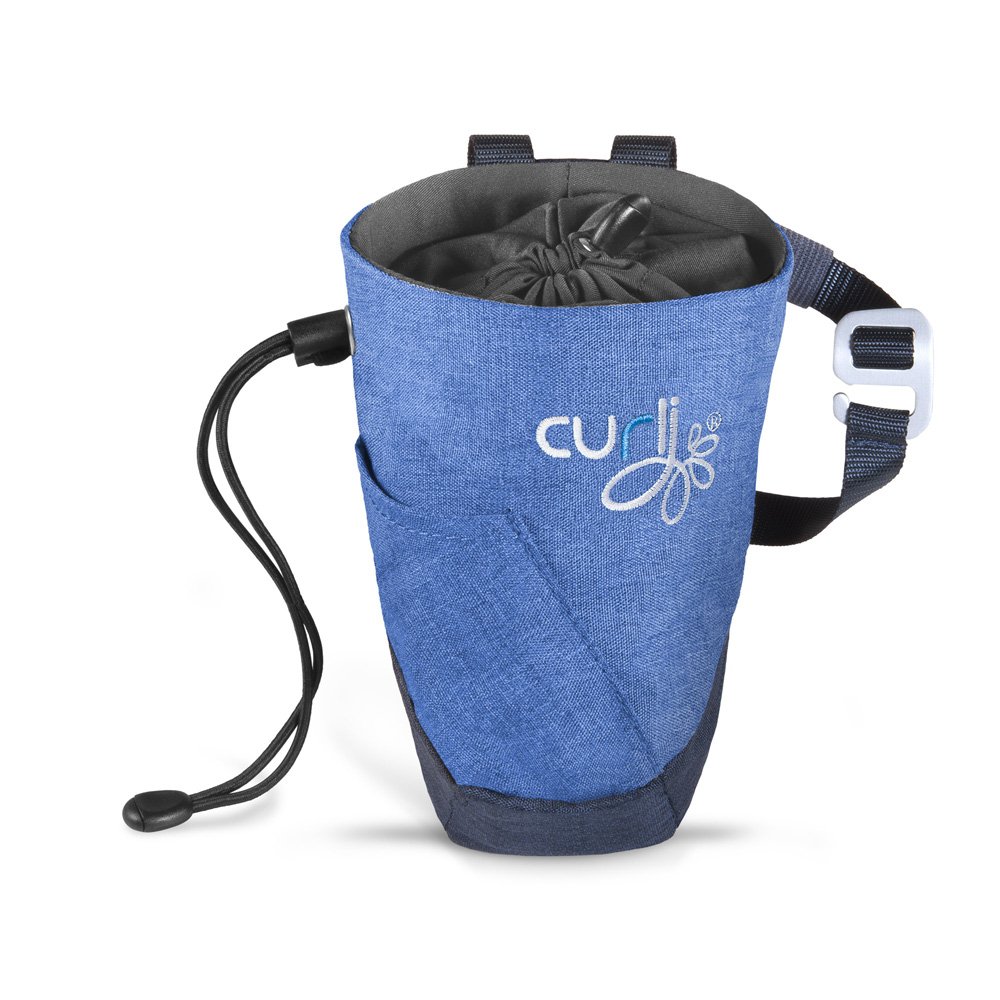 Curli Dog Treat Bag Blue