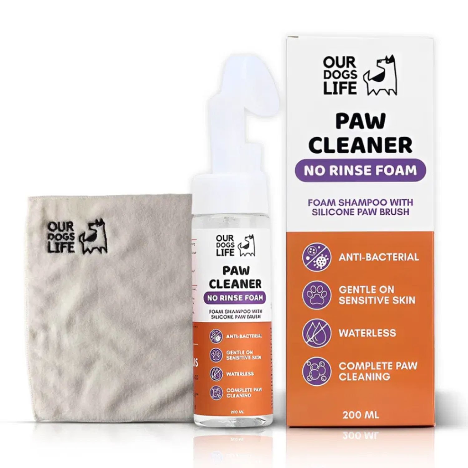 Dogs Life Paw Cleaner + Towel