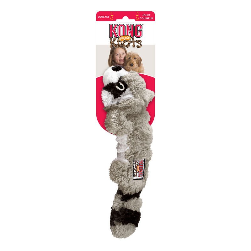 KONG Scrunch Knots Raccoon Small/Medium  