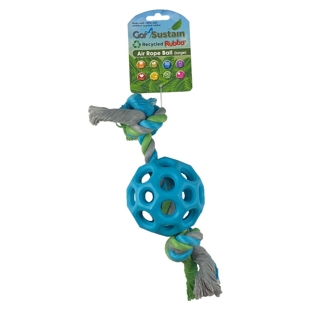 Gor Sustain Rubba Air Rope Ball Large Blue 10.5cm