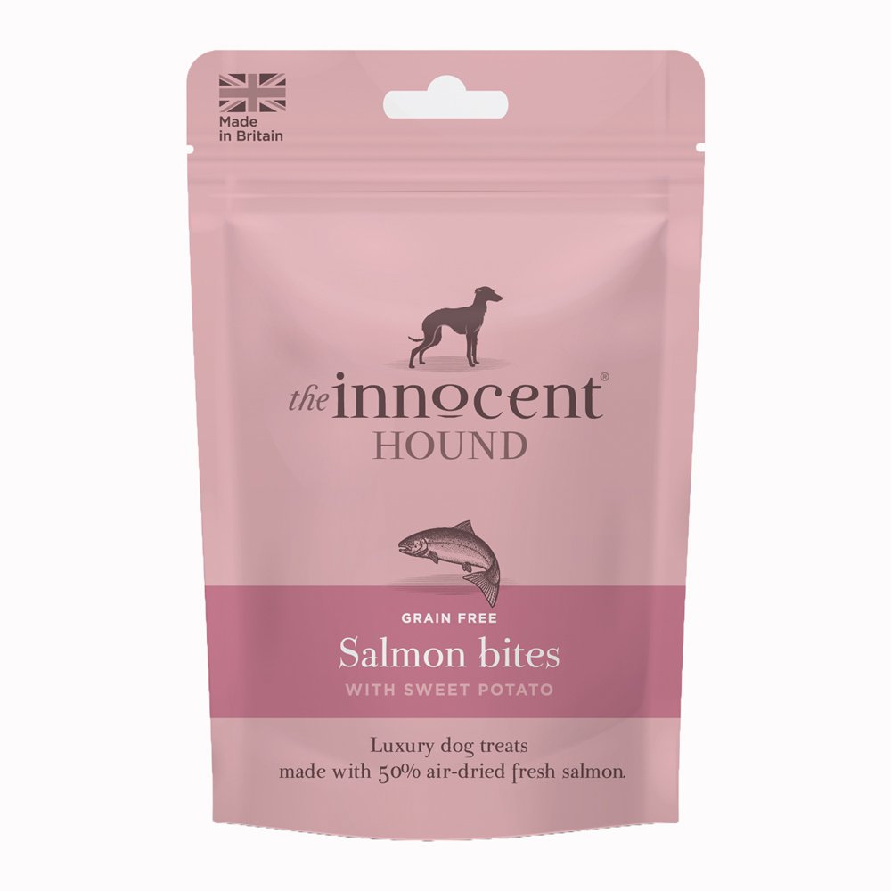 The Innocent Hound Grain Free Dog Treats Salmon Bites with Sweet Potato 10x10 pieces