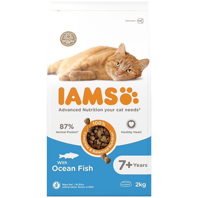 Iams Cat Advanced Nutrition Senior Ocean Fish 2kg