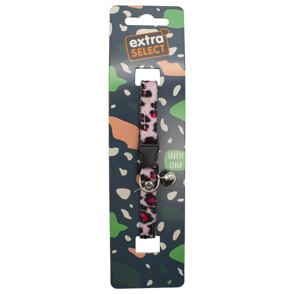 Extra Select Adult Safety Cat Collar Leopard Print 1x6