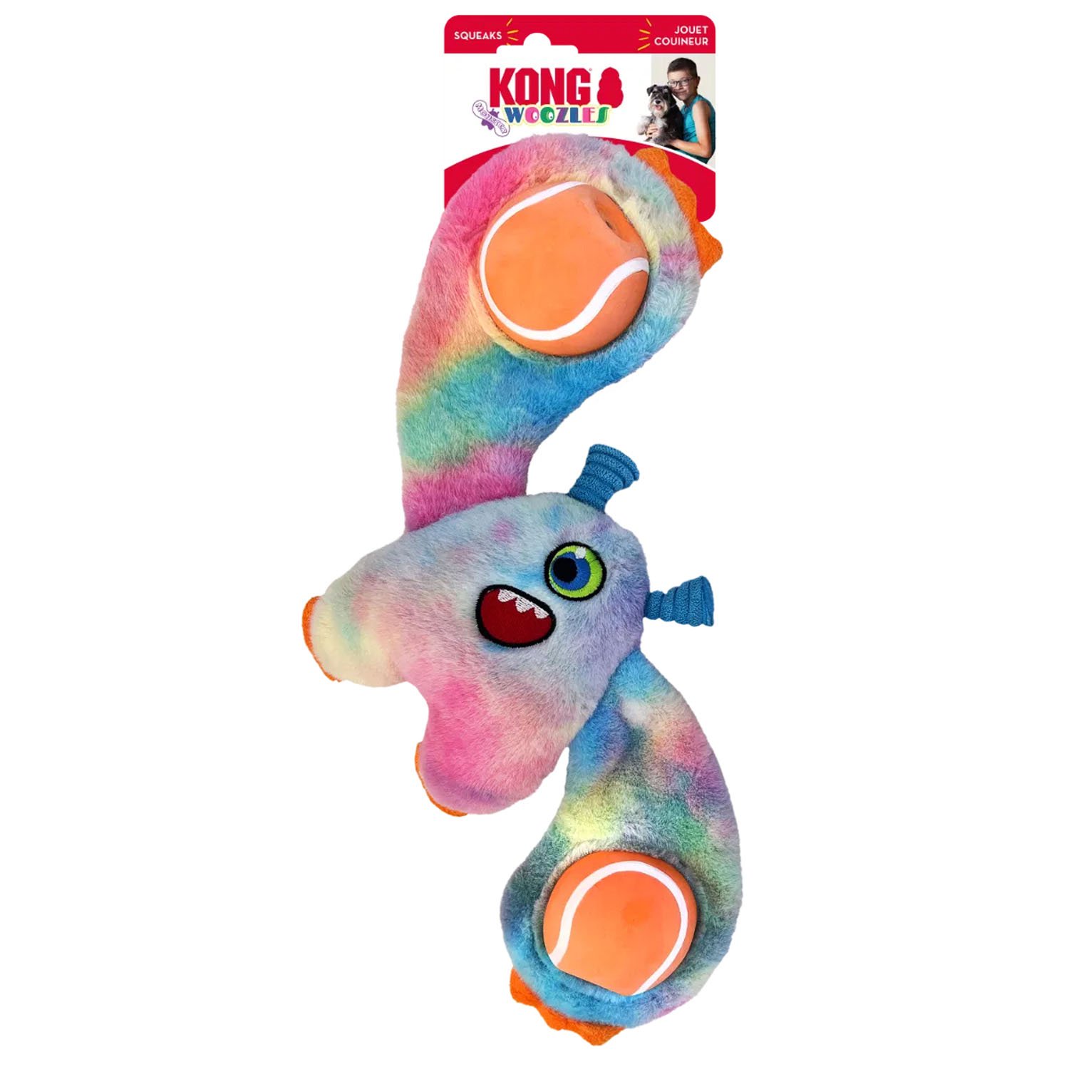 KONG Woozles Monster Assorted Medium